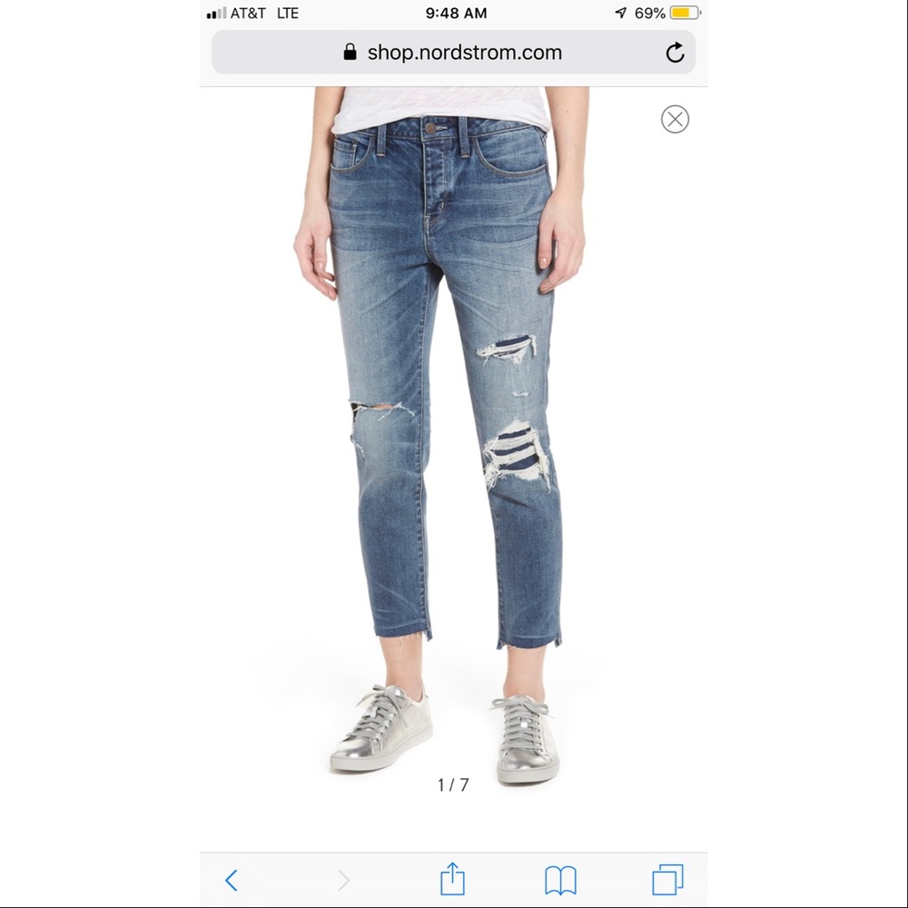 New treasure & bond high rise crop jeans 27 $105